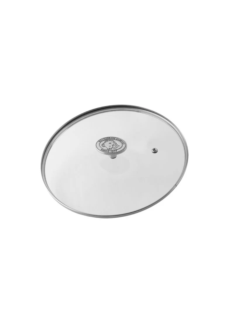 Agnelli Coperchio Vetro con Anello Inox cm 20