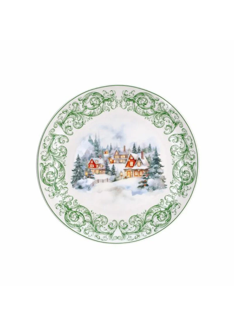 Tognana Piatto Panettone Natale cm 30 Winter