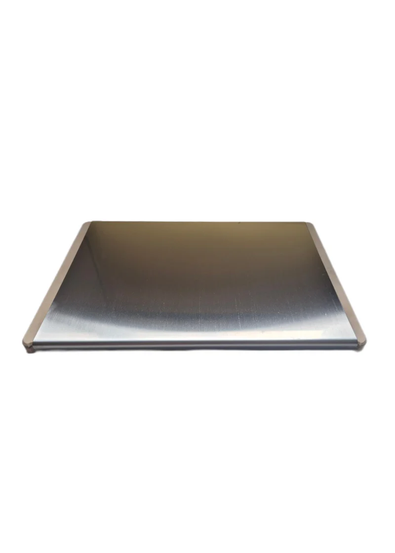 Calder Tagliere Inox 34x25 cm Base Legno