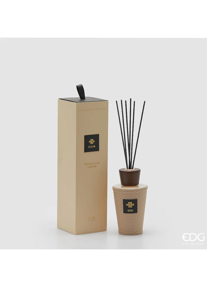 EDG Profumatore Bottiglia con Bastoncini 300 ml Maroccan Amber