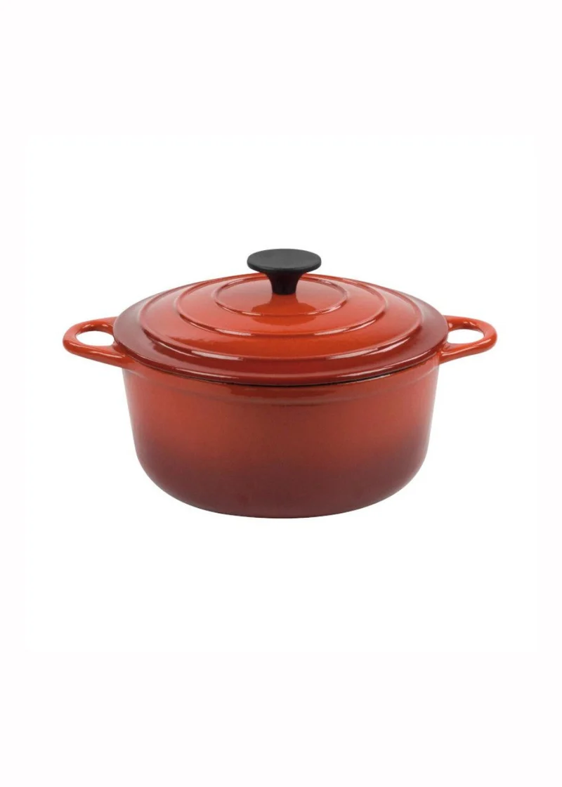 Ilsa Casseruola in ghisa smaltata 2 manici 26 cm