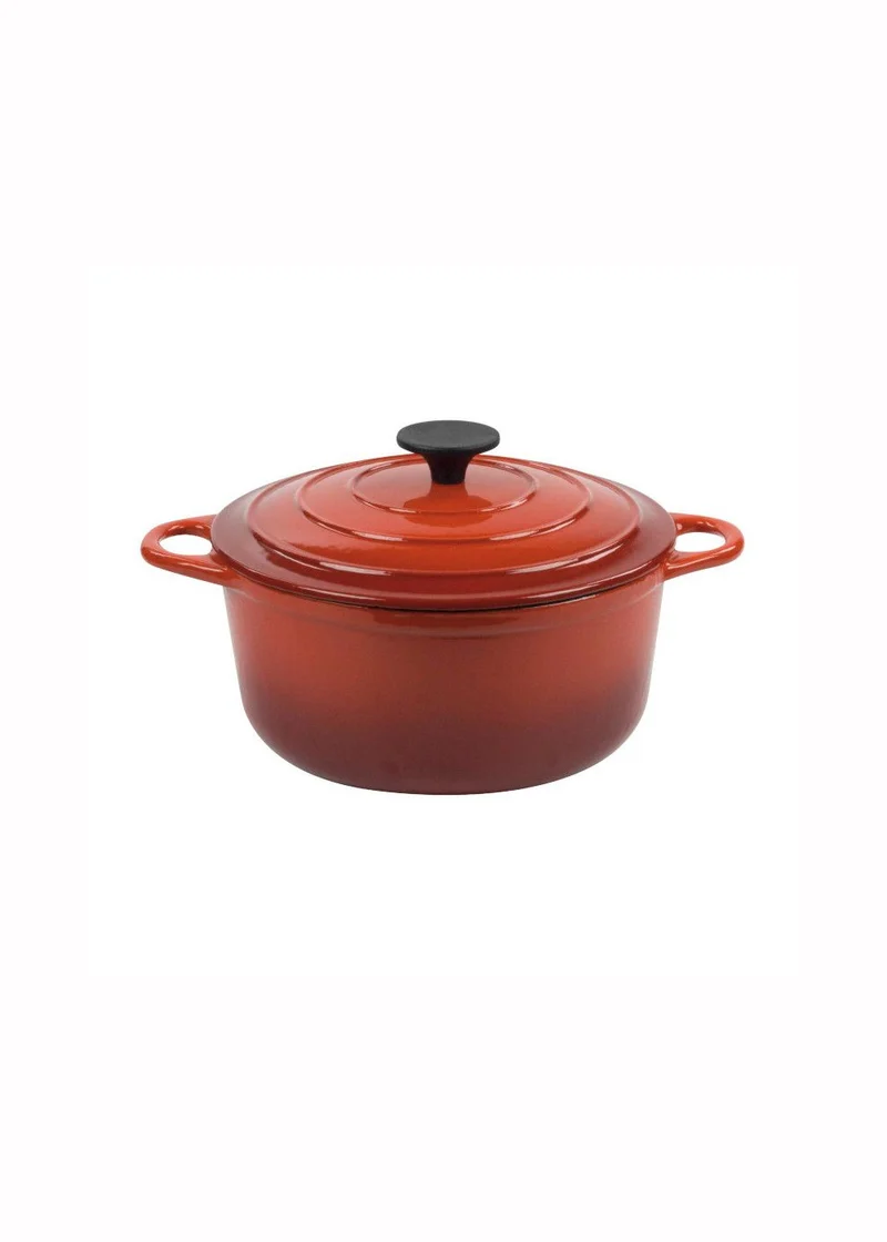 Ilsa Casseruola Normandie in ghisa smaltata 2 manici 24 cm
