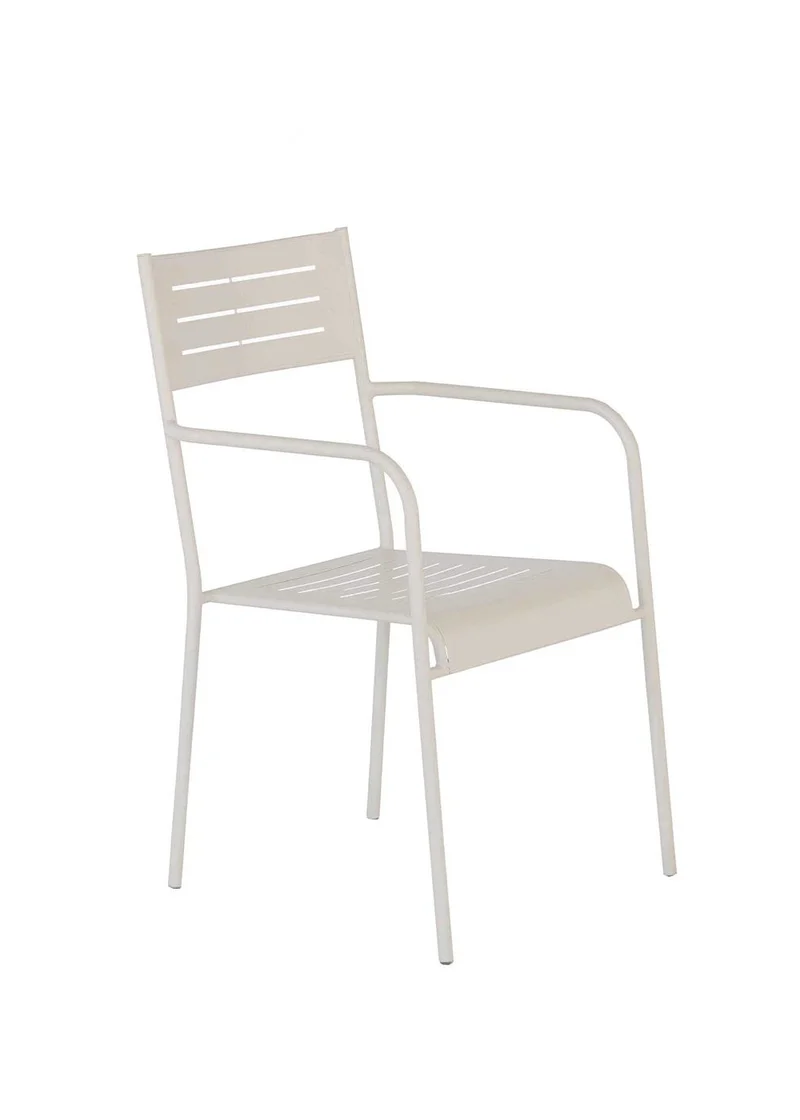 Sedia con Braccioli Poltrona Medea Bianco