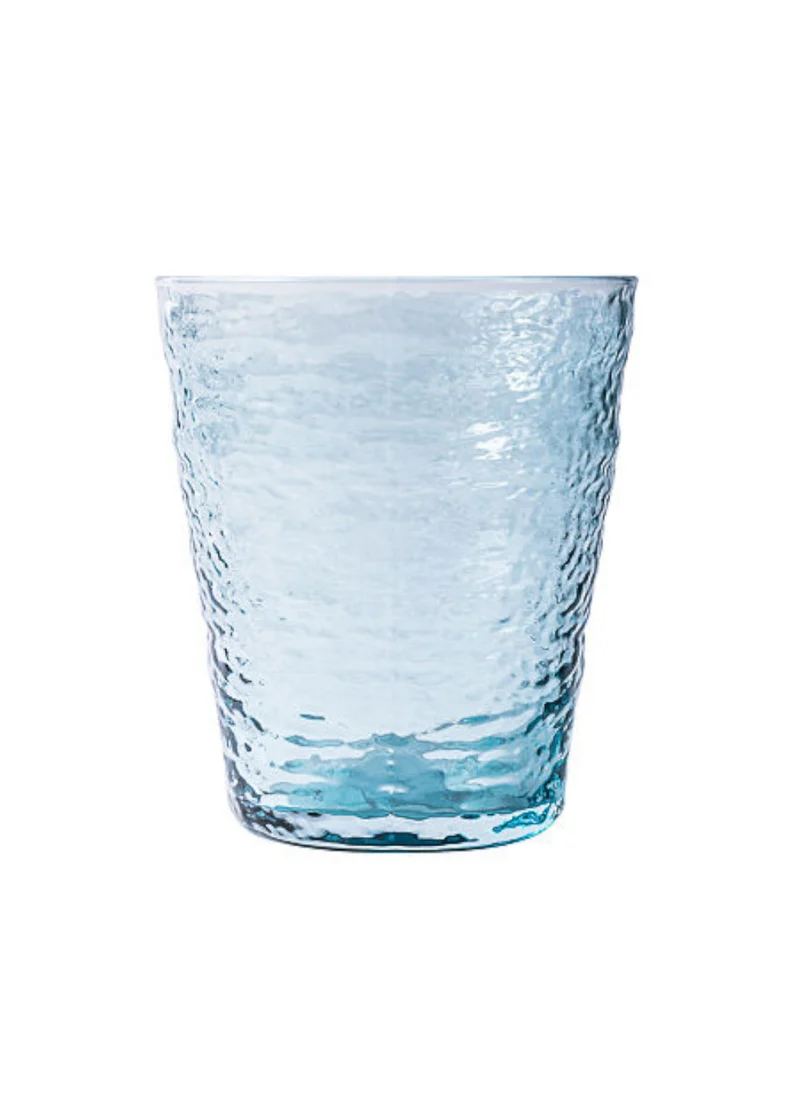 Table Top Bicchiere Vetro Soffiato cc 320 Acquamarina