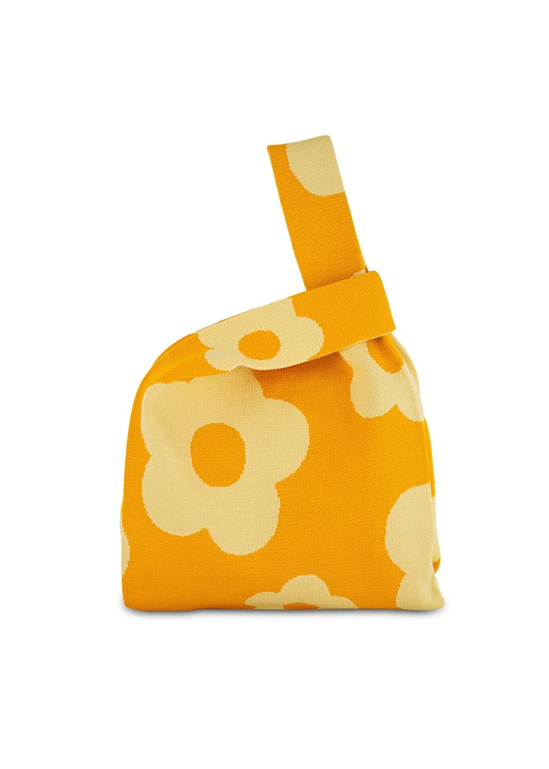 WD Lifestyle Borsa a Nodo Lavoro Maglia Fiori WD796