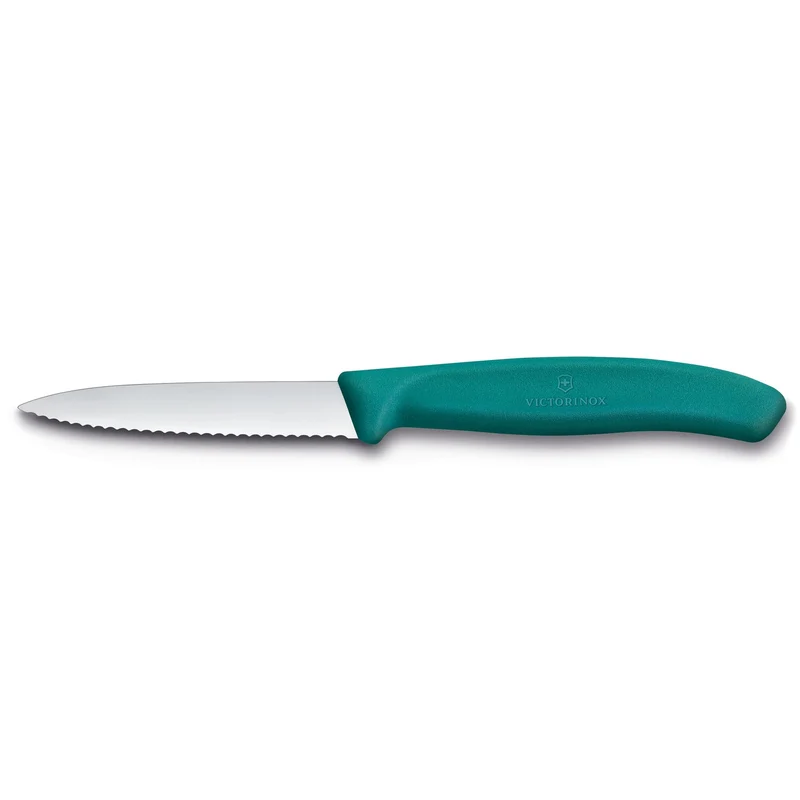 Spelucchino ondulato manico verde - Swiss Classic