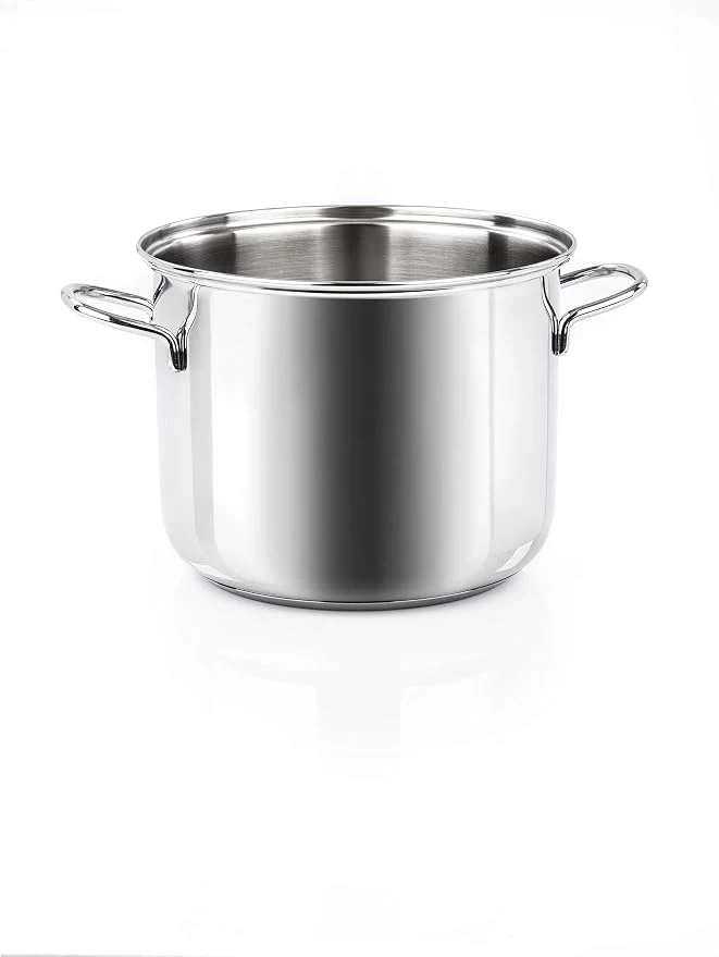 Barazzoni Pentola Ø24 cm, Made in Italy, capacità 7,5 lt, Acciaio Inox