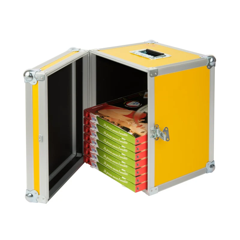 Portapizze rigido pp cm.35x35 h.48 pizza cm.33