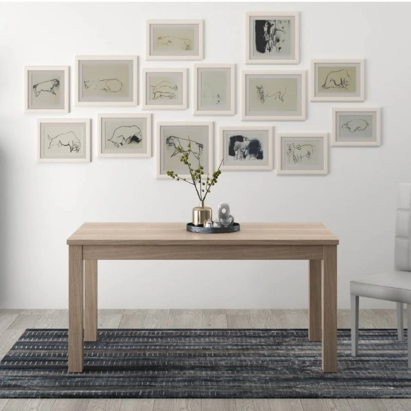 Tavolo allungabile Firenze 140x80 cn allunga da 40 colore olmo
