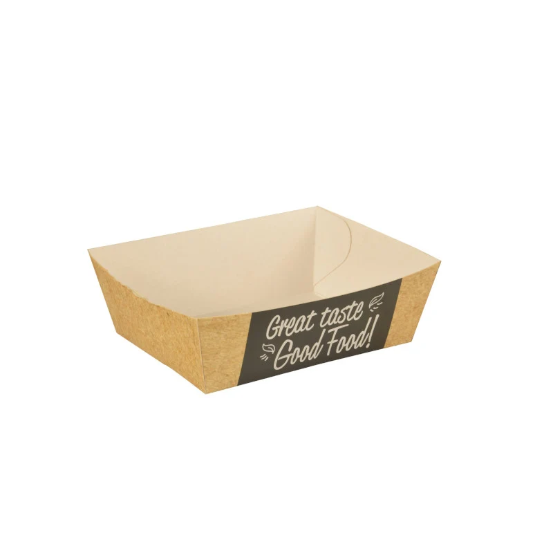 Scatola asporto vassoio cartoncino good food pz.50