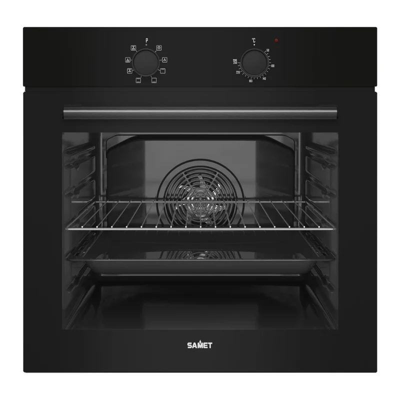 Forno Samet Calliope8F multifunzione 2 manopole colore nero classe A+