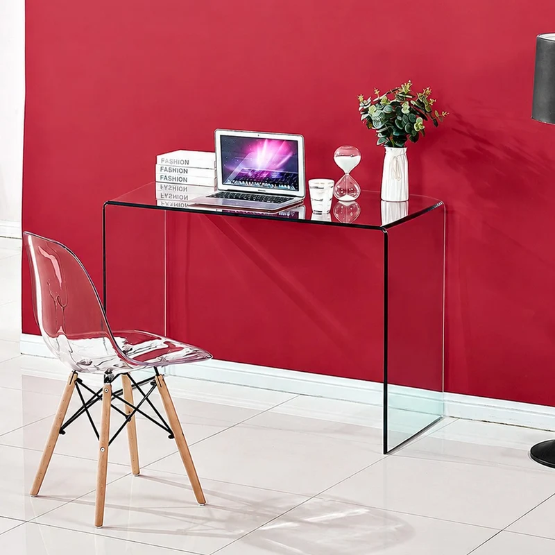 Consolle Scarlett in vetro temperato 120x40x76 cm.