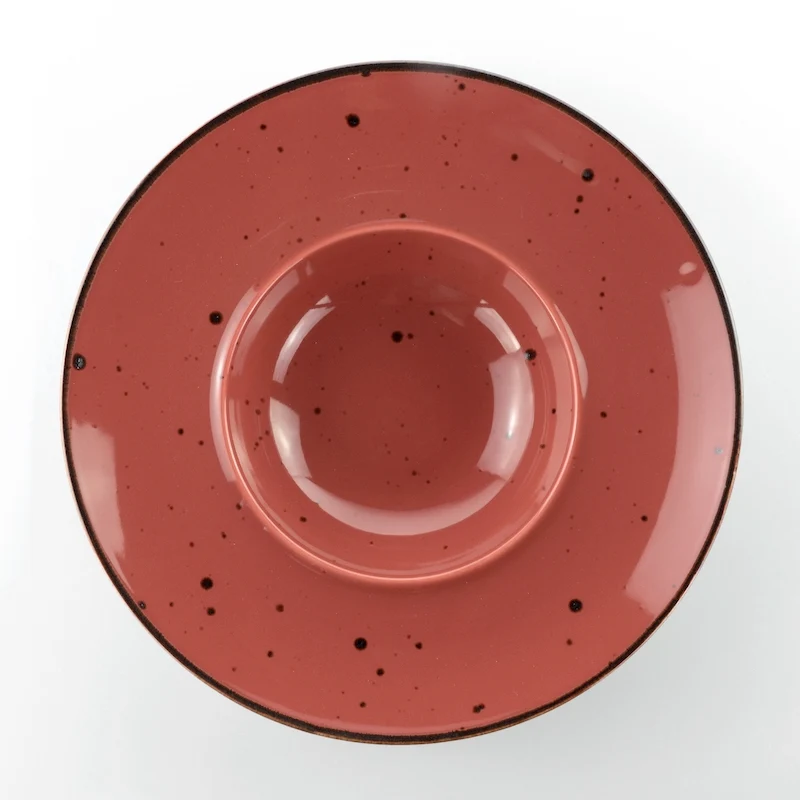 Piatto Gourmet 28cm Cottage Marsala Red
