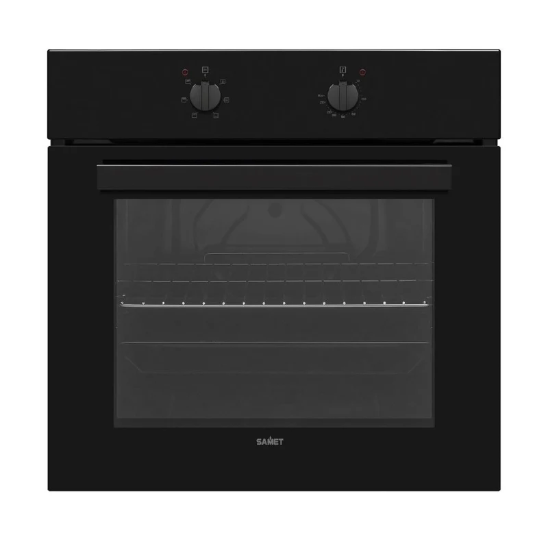 Forno elettrico statico Samet Zeus2RB da incasso 6 funzioni nero classe A