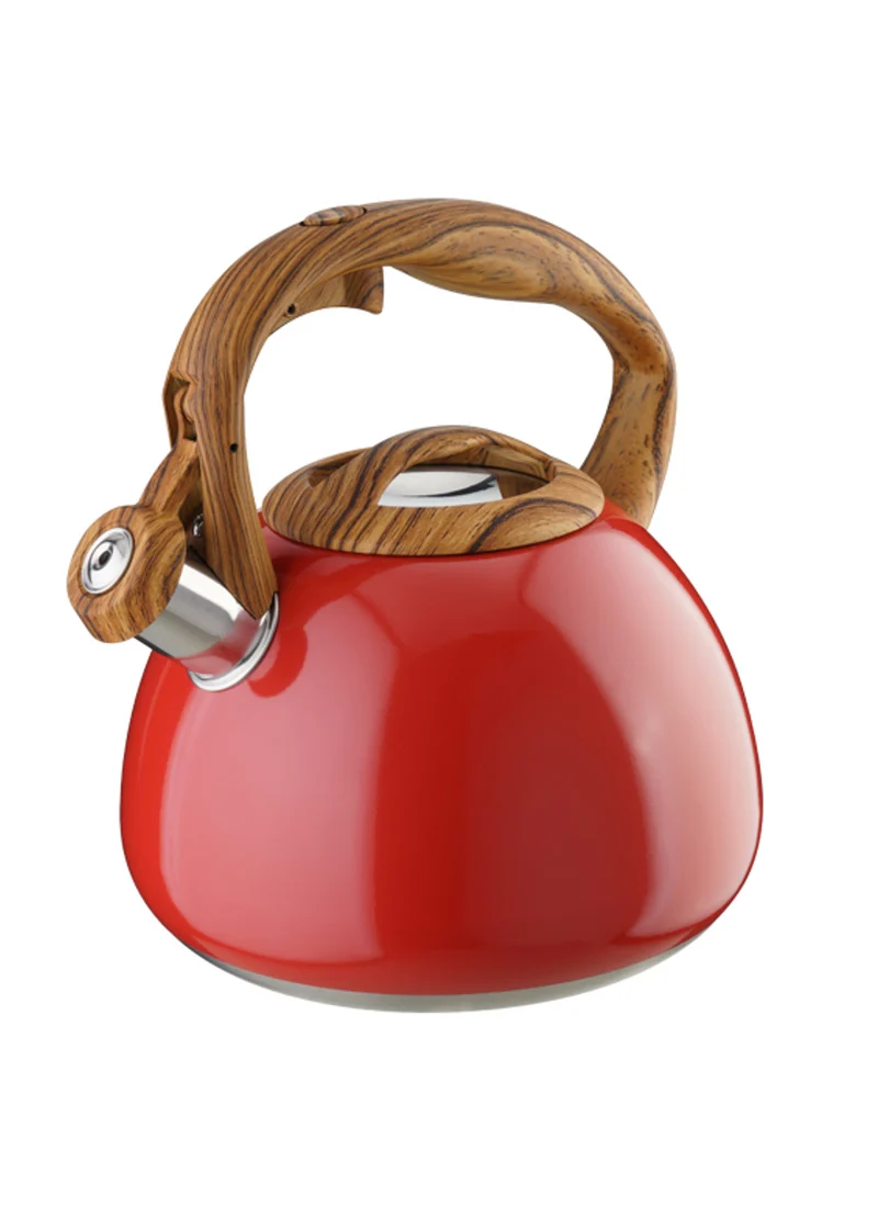Bollitore Rosso M/Legno 3 L.