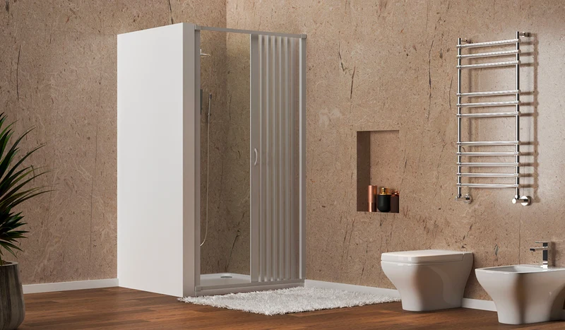BOX DOCCIA MOD. CORFU' L.170 BIANCO 36 PARETE