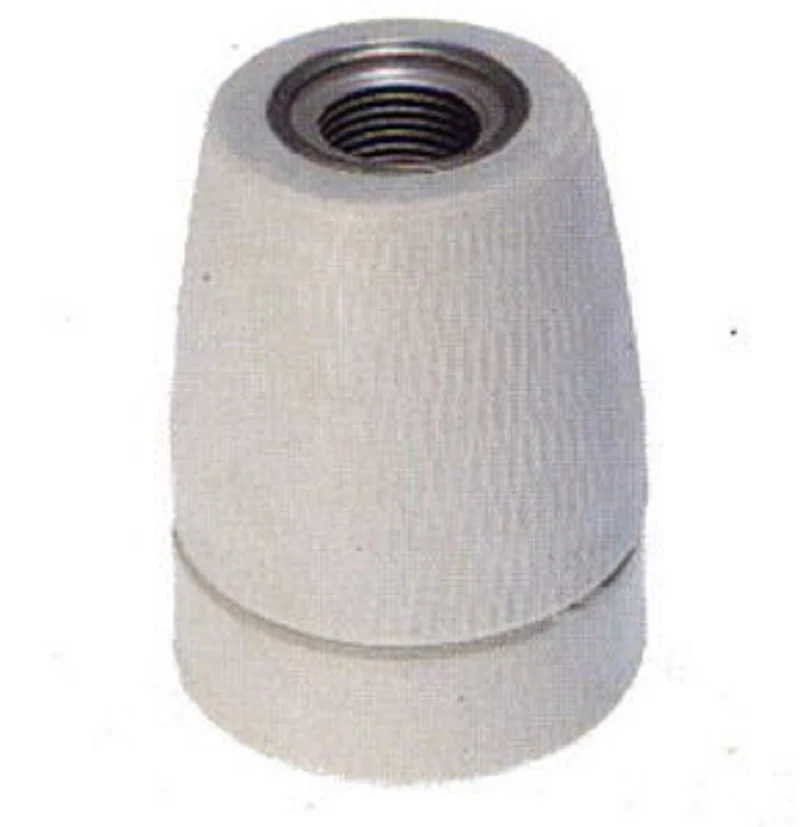 PORTALAMPADE IN PORCELLANA E27 BIANCO