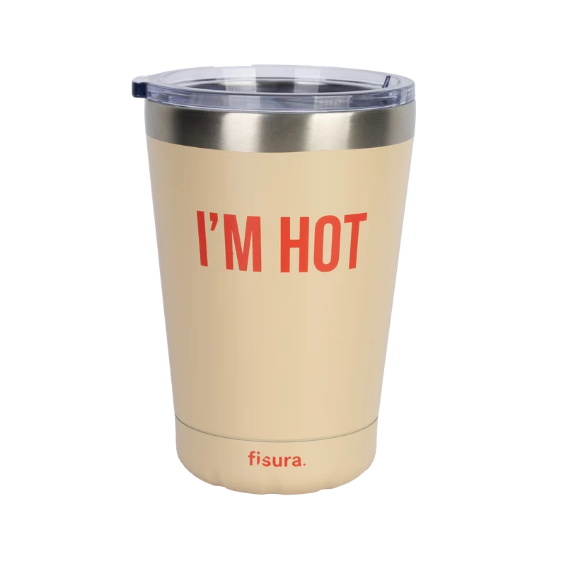 Vaso termo “I’m hot” beige