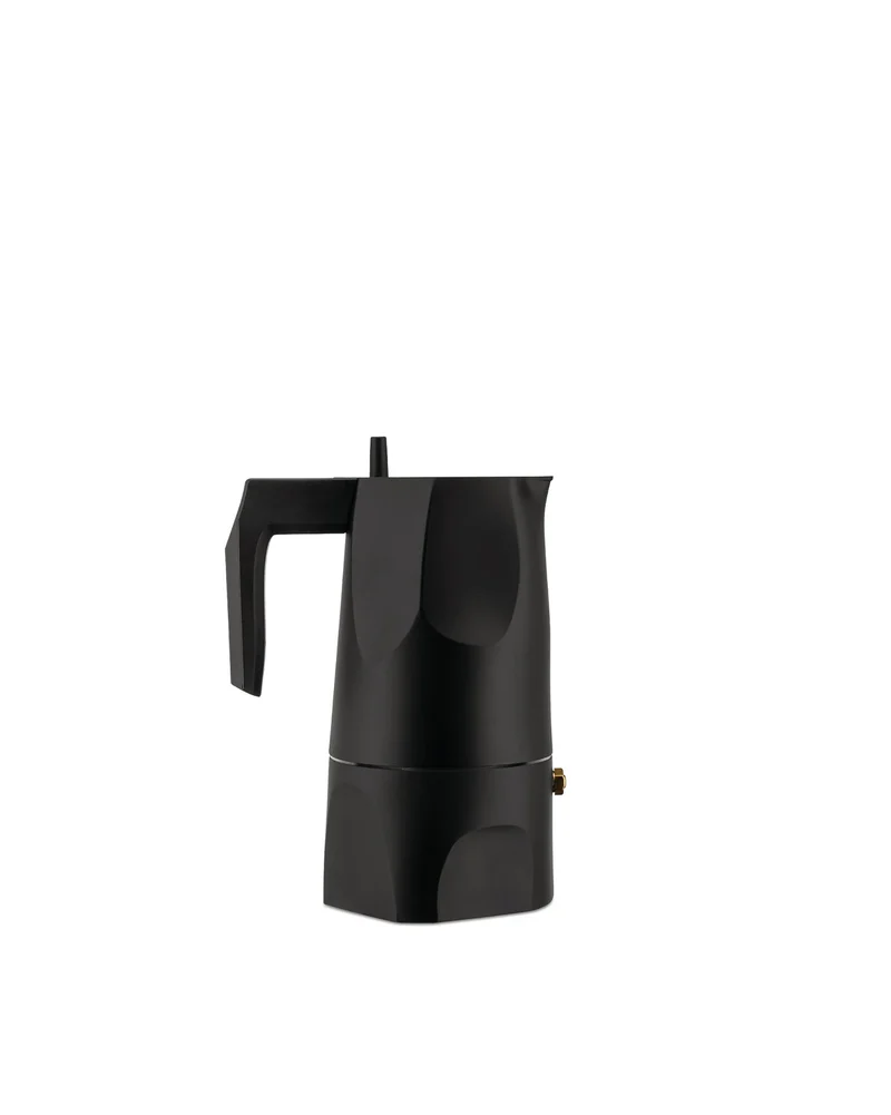 Alessi Ossidiana Caffettiera Espresso, 3 tazze
