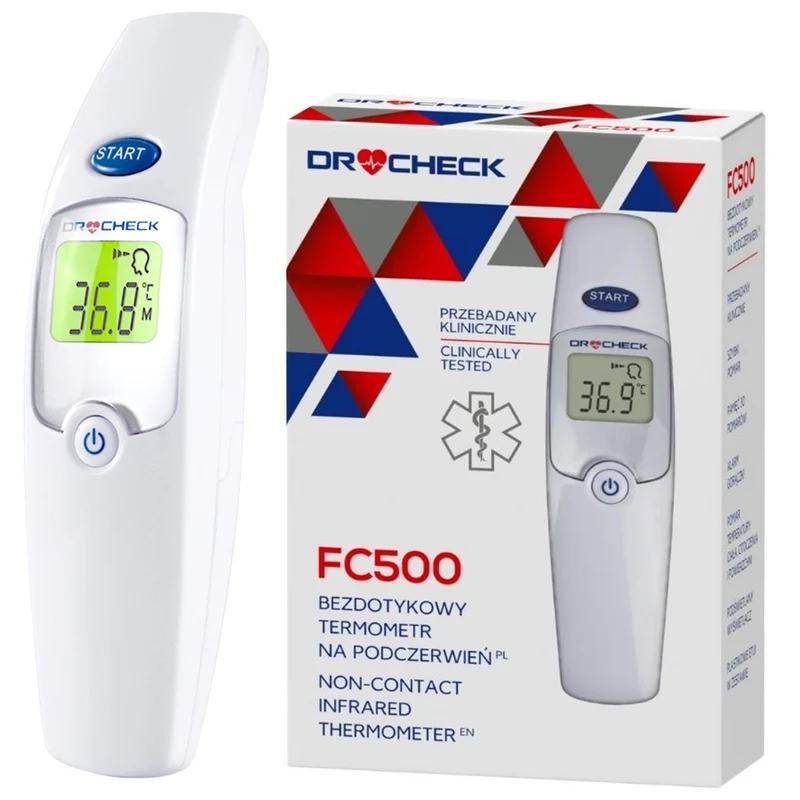 DrCHECK FC500 termometro a infrarossi senza contatto Memoria per 30 misurazioni