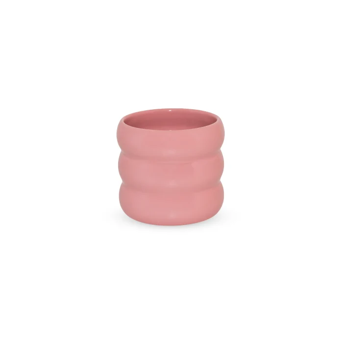 Vaso in terracotta. Colore ROSA.