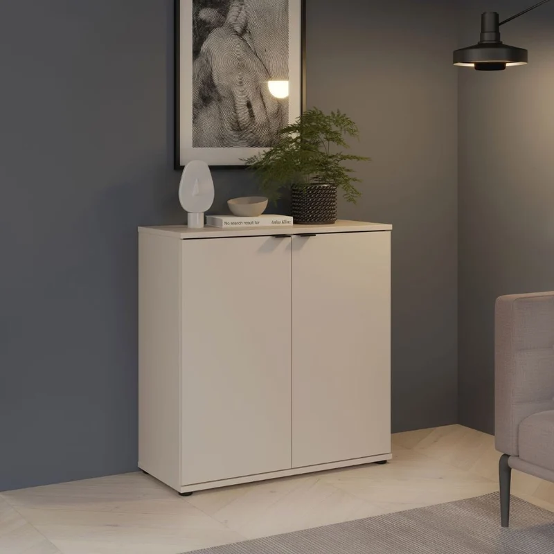 Mobile multiuso Segno con due ante L 80 cm. colore cashmere