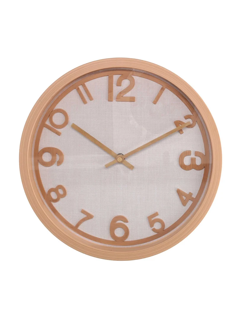 Orologio da Parete Tondo effetto tessuto cm 31
