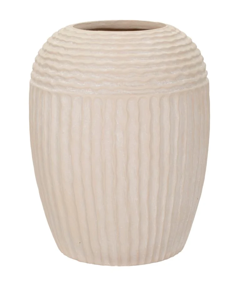Vaso Mist Ø30x38,5 cm in Mgo Crema