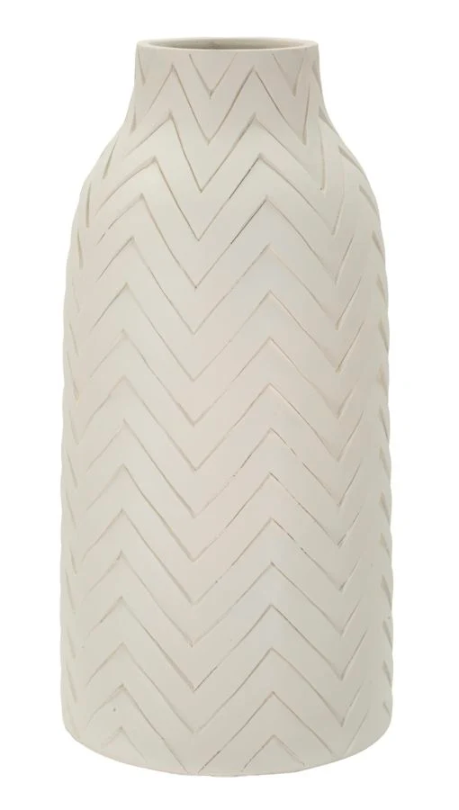 Vaso Winter Ø29x60 cm in Mgo Crema
