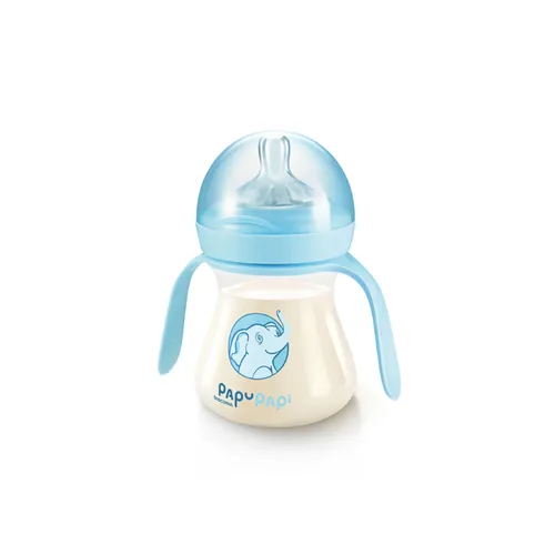 Biberon 150 Ml Azzurro "Papu Papi"
