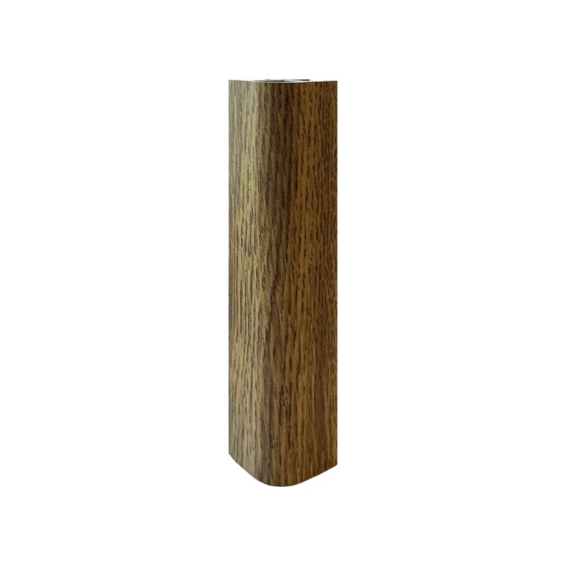 Angolare per zoccolo 90° R12 in rovere H 15 cm.