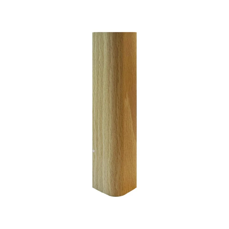 Angolare per zoccolo 90° R12 in faggio H 10 cm.