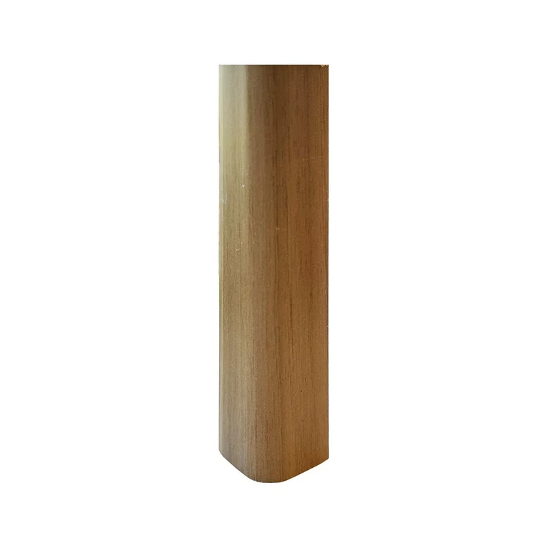Angolare per zoccolo 90° R12 in noce medio H 12 cm.