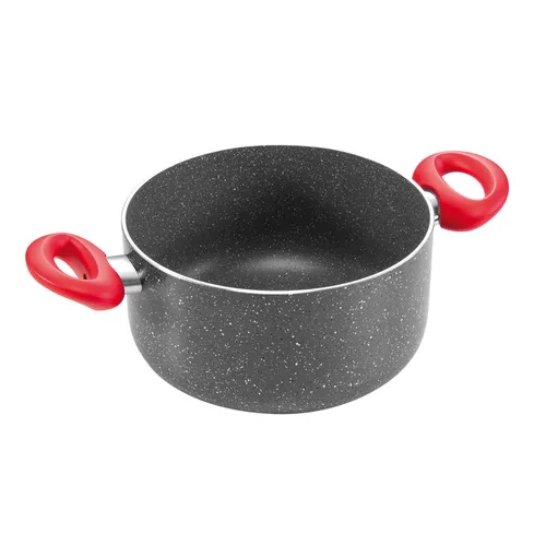 Casseruola 2 Manici Ø 24 Cm, 4.5 L "Manico Rosso"