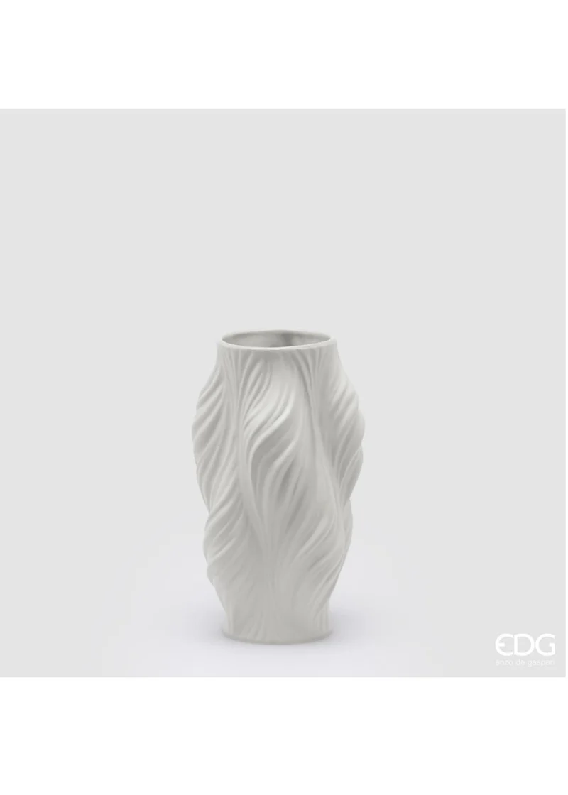 EDG Vaso Breeza Bianco h 28