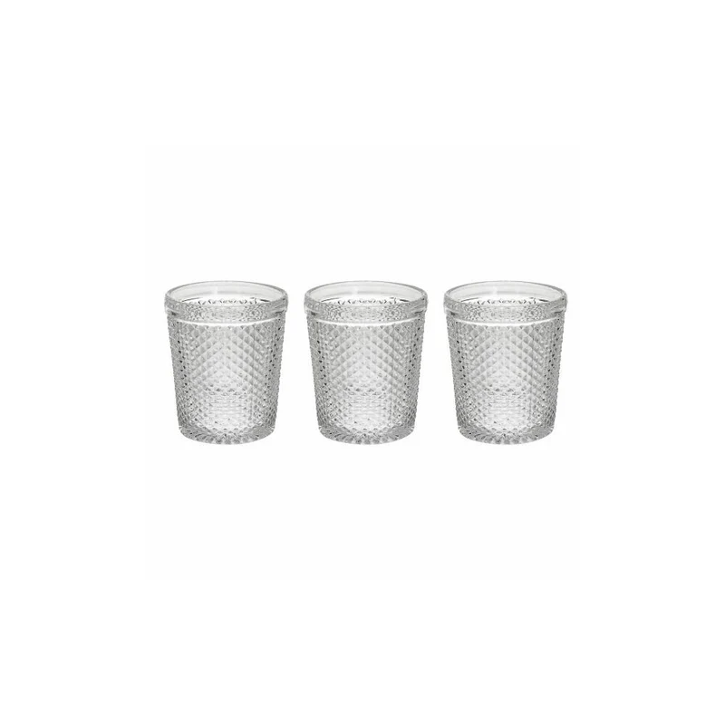 Bicchiere diamante cl.30.8 trasparente