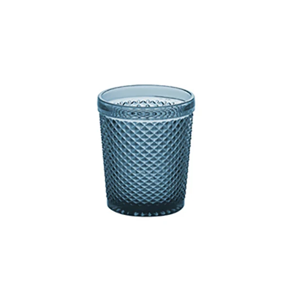 Bicchiere diamante cl.30.8 blu