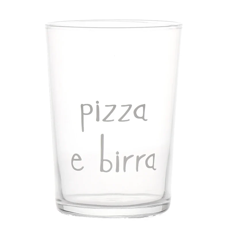 Bicchiere birra "Pizza e birra" 50 cl