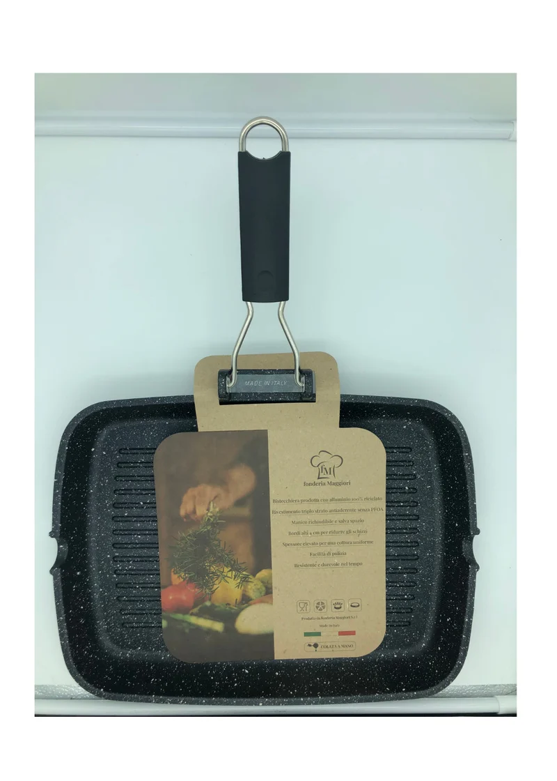 Fonderia Maggiori Bistecchiera Antiaderente cm 26x36