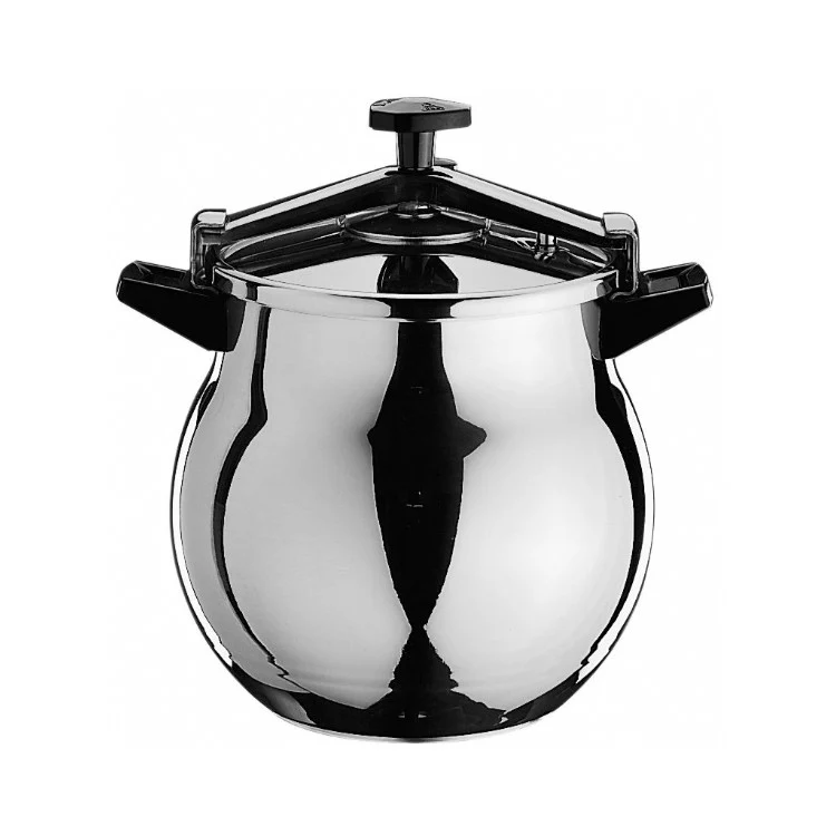 Pentola a pressione inox lt.6 modello a ponte