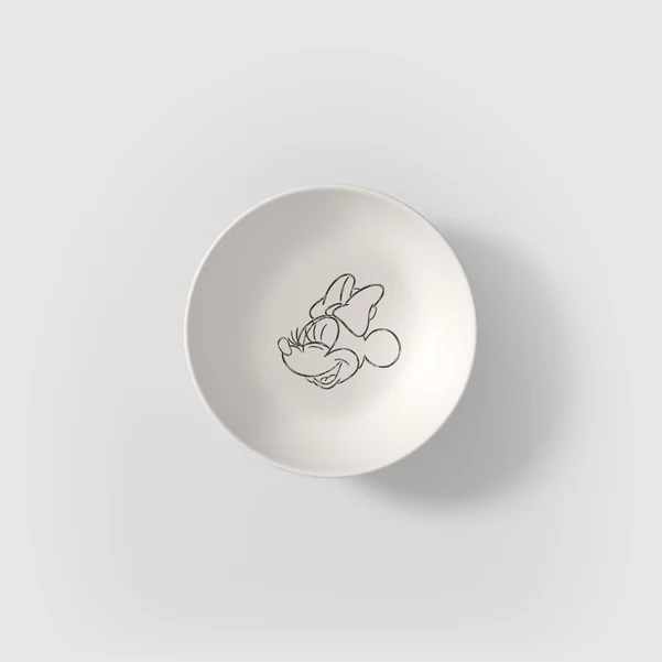 Manufacture - Mickey Mouse Coppetta macedonia bianco, Premium Porcelain