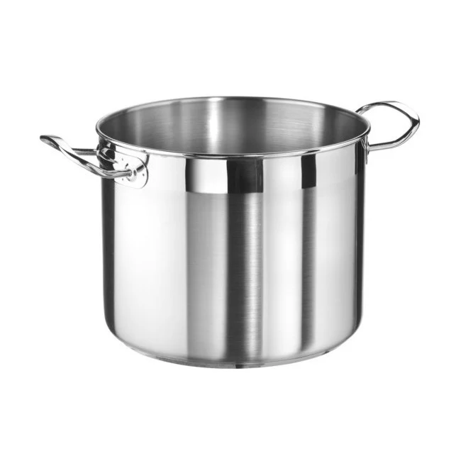 Pentola inox professional 3160 alta 2 manici ø cm.22 h.17.6 lt.6.5
