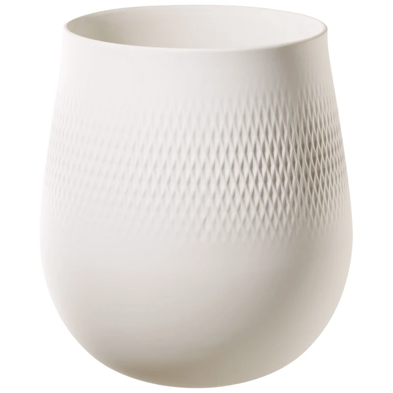Manufacture Collier blanc Vaso Carré grande 208 mm, 5500 ml