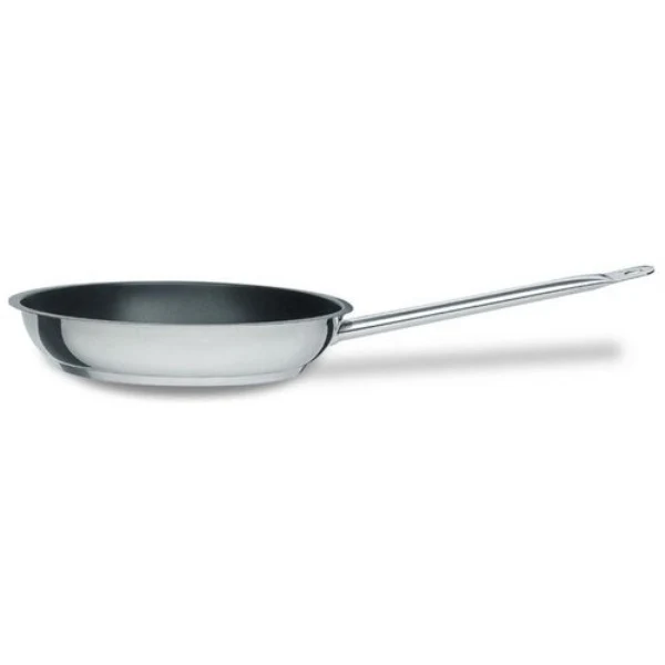 Padella per induzione 1 manico rivestimento antiaderente acciaio inox 28 cm