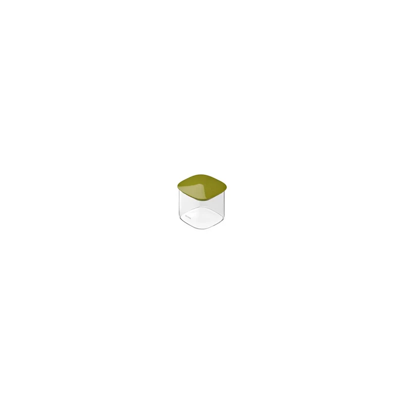 Barattolo Quadrato In Vetro Fresh&Style -S avocado green