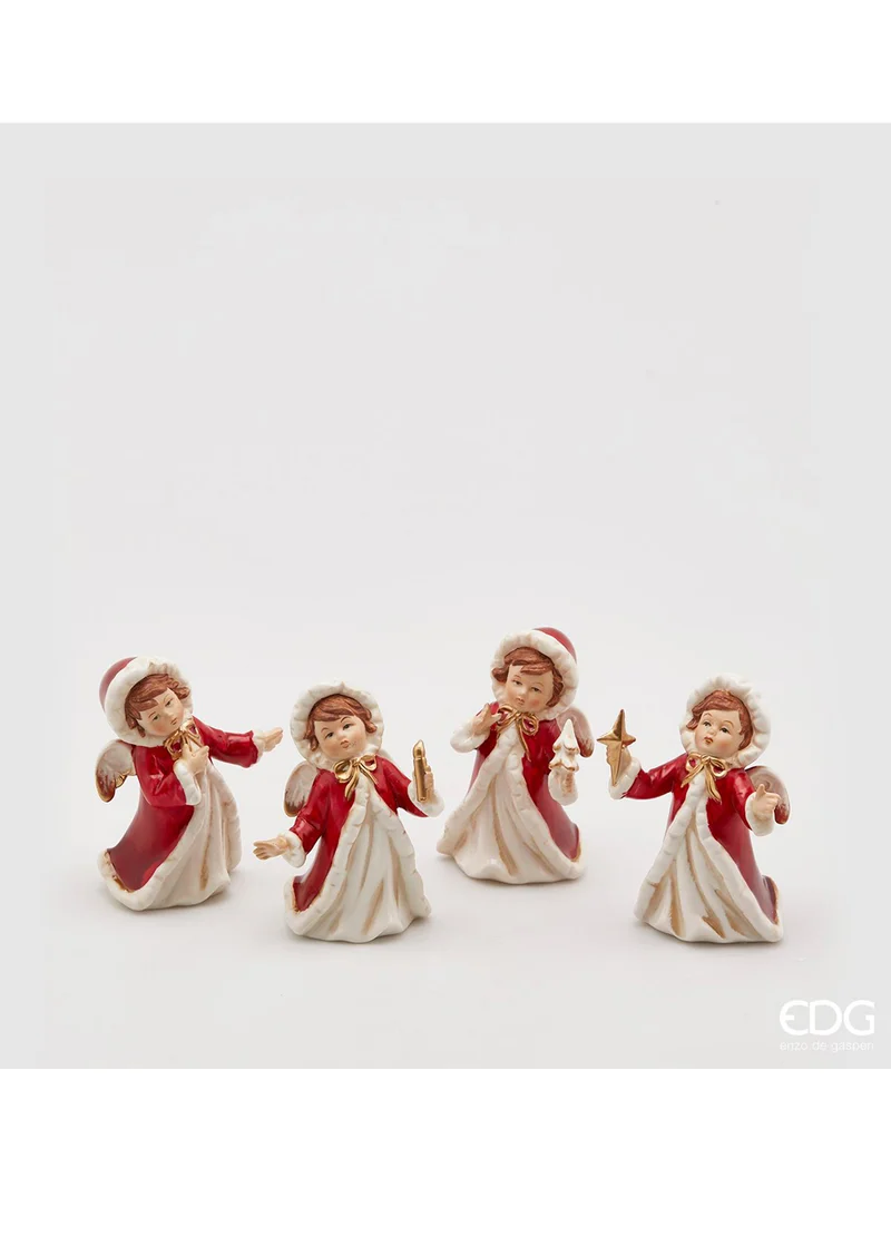 EDG Addobbi di Natale Angeli set 4 pezzi