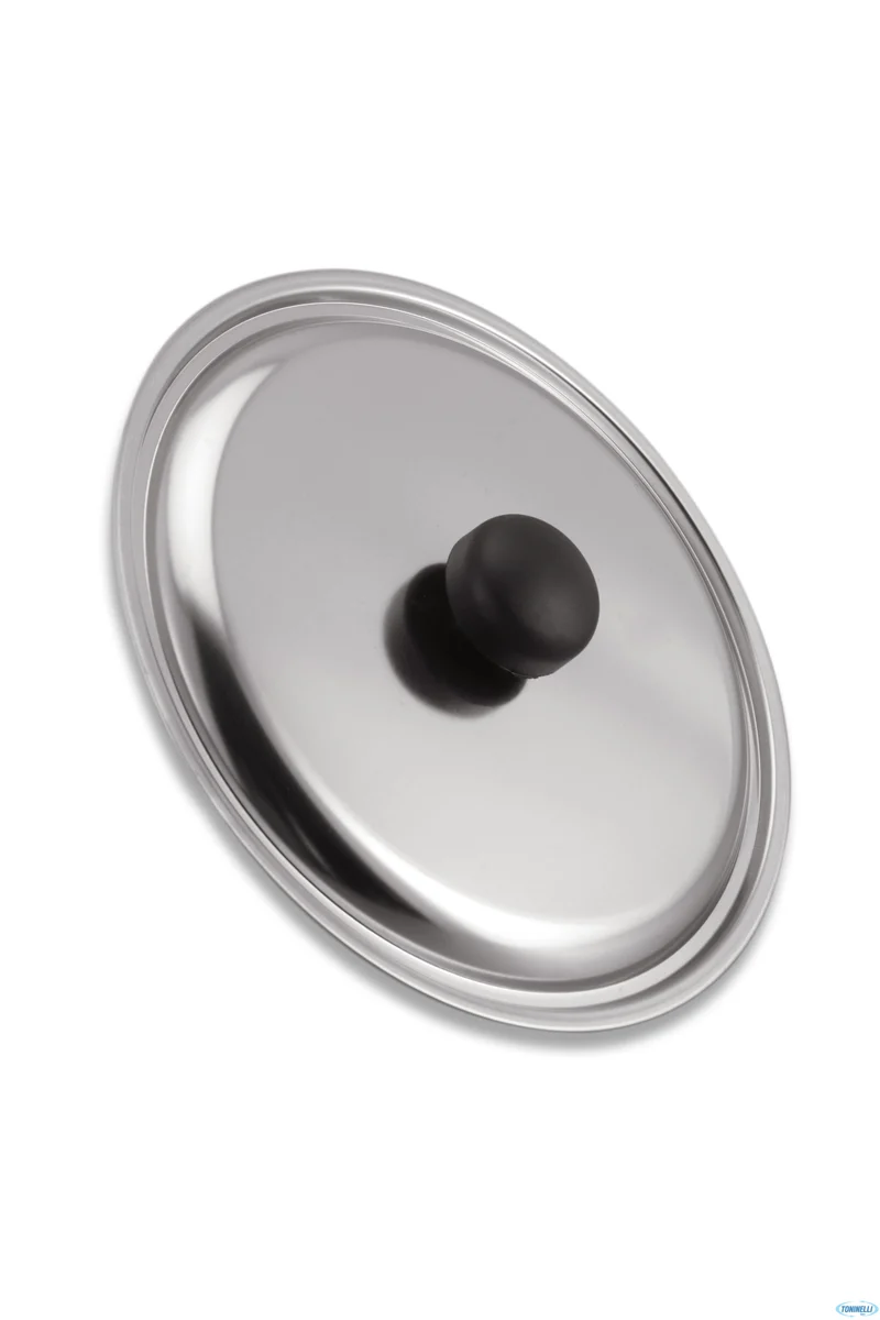 COPERCHIO INOX CM.32 POMOLO IN PLASTICA