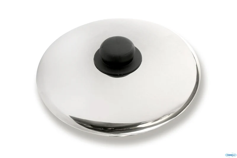 COPERCHIO INOX CM 24 STOCK CON POMOLO