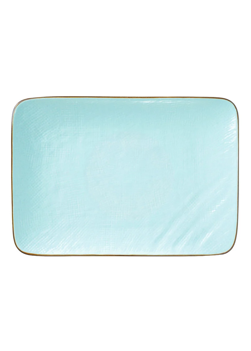 Novità Home Mediterraneo Vassoio Rettangolare cm 19x27 Turchese