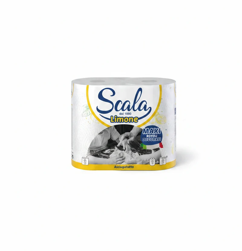 Scala Asciugatutto 2Veli Limone 2Rotoli